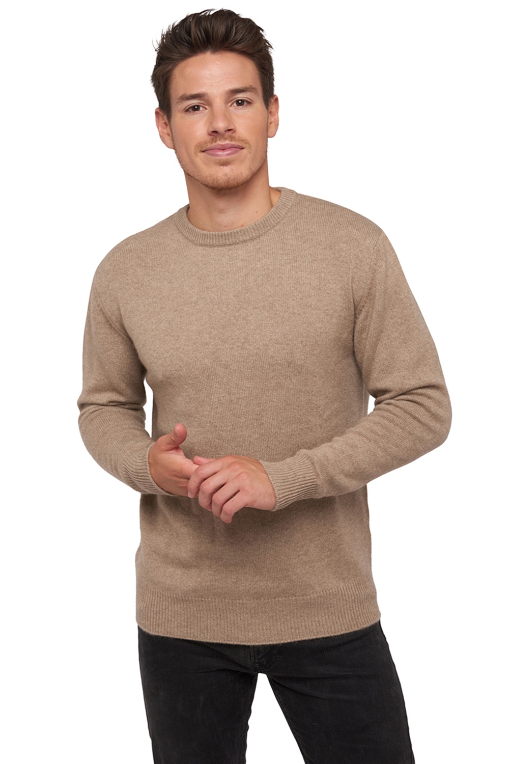  men chunky sweater natural ness 4f natural stone m