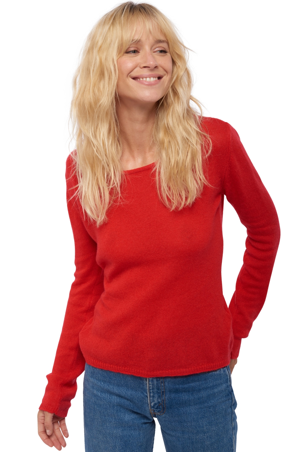 Cashmere ladies basic sweaters at low prices caleen rouge 4xl