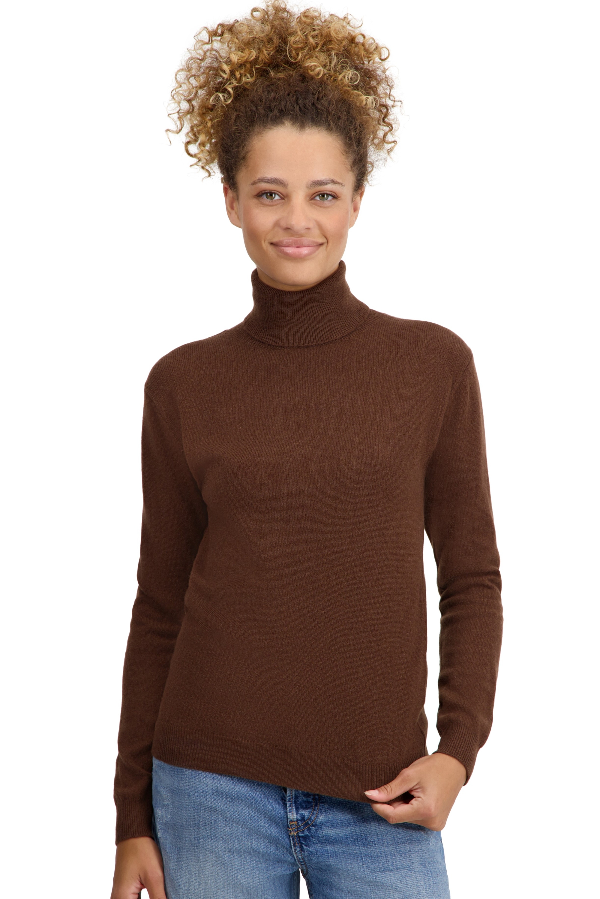 Cashmere ladies basic sweaters at low prices tale first dark camel xl