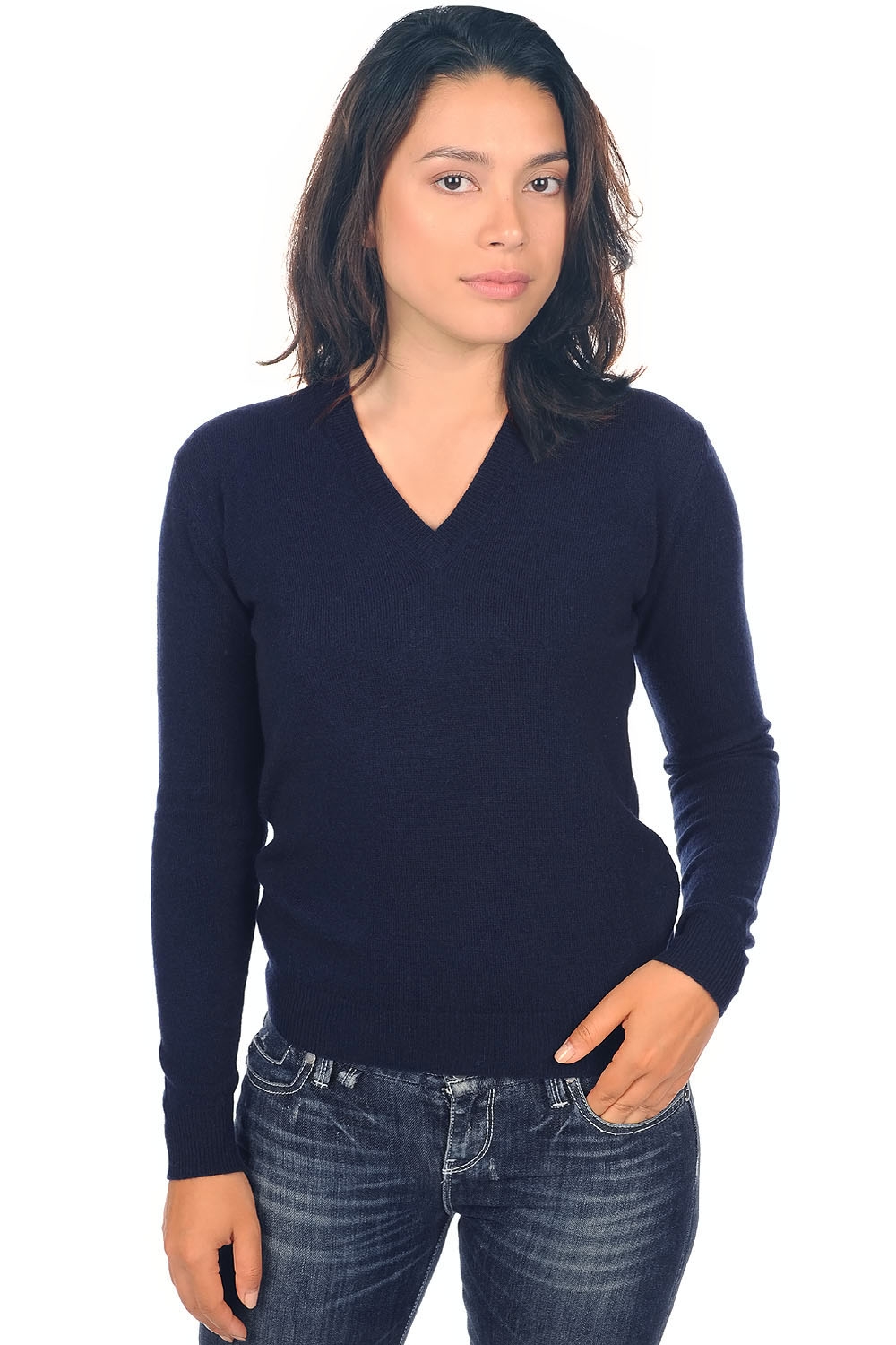 Cashmere ladies basic sweaters at low prices tessa first dress blue s