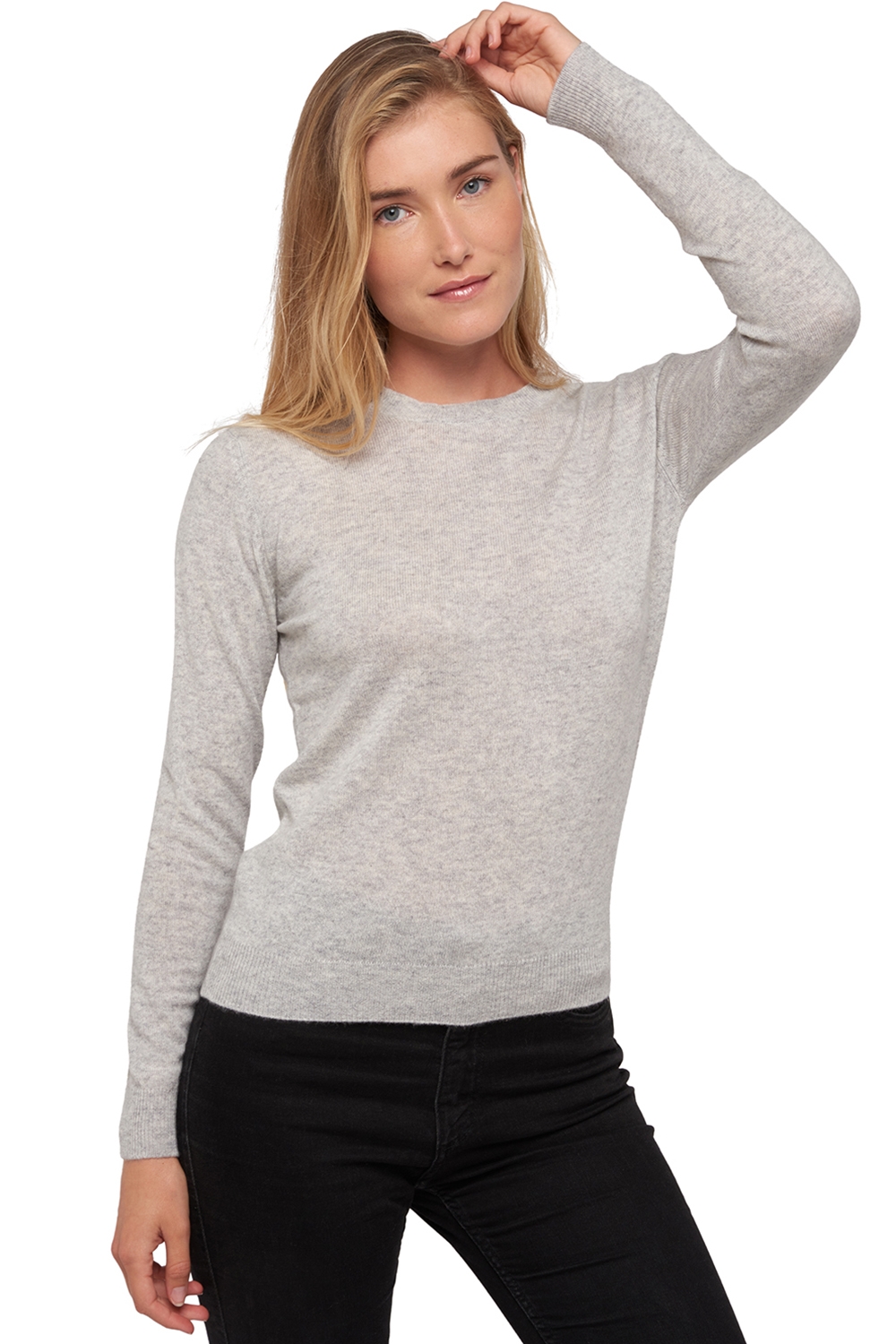 Cashmere ladies basic sweaters at low prices thalia first flannel xs