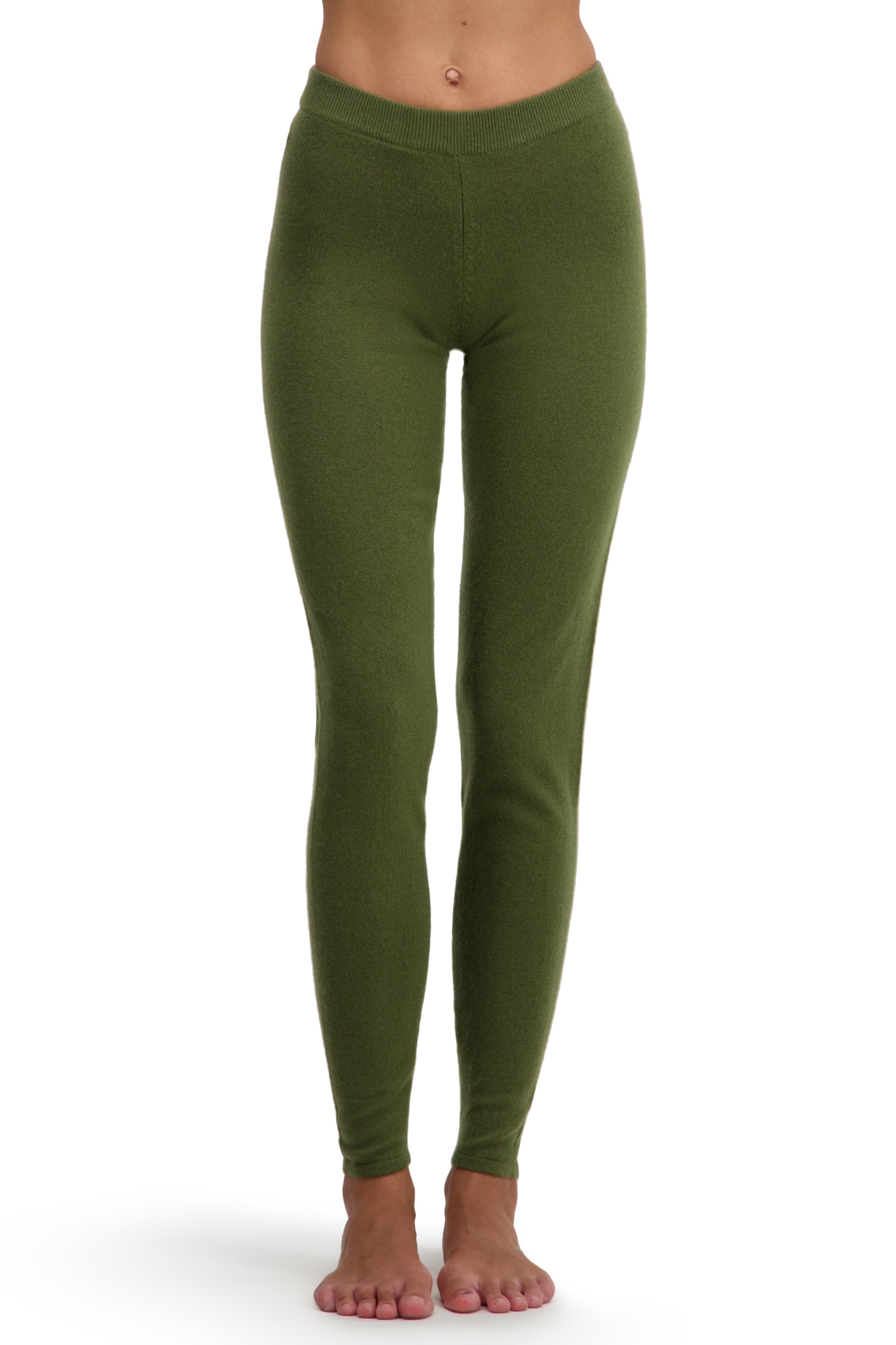 Cashmere ladies cocooning tadasana first olive l