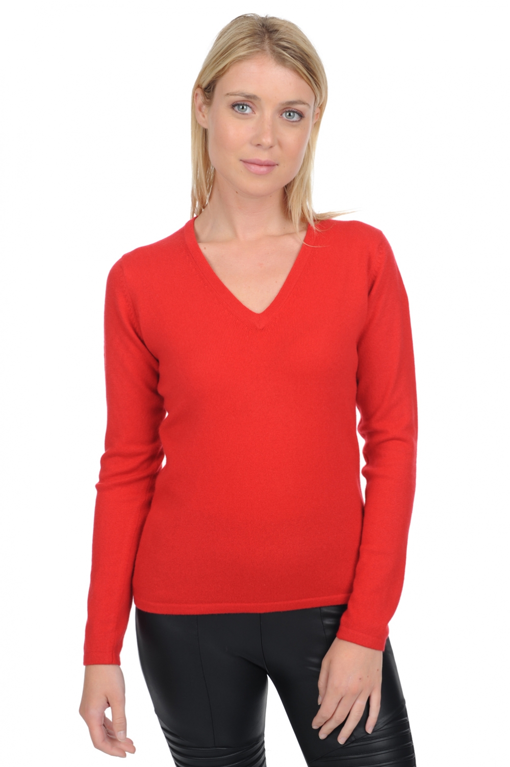 Cashmere ladies premium sweaters emma premium tango red xs