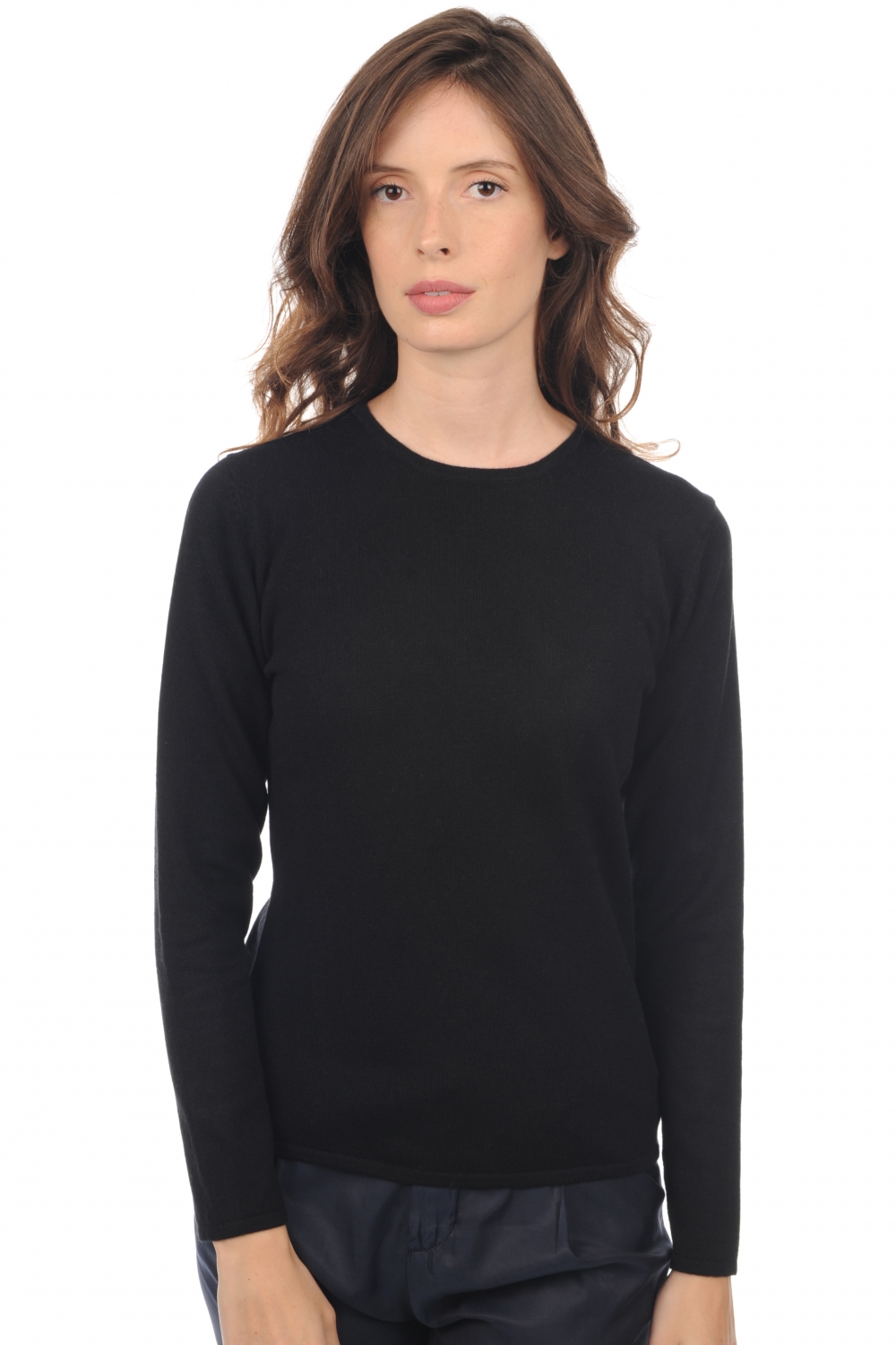 Cashmere ladies premium sweaters line premium black s