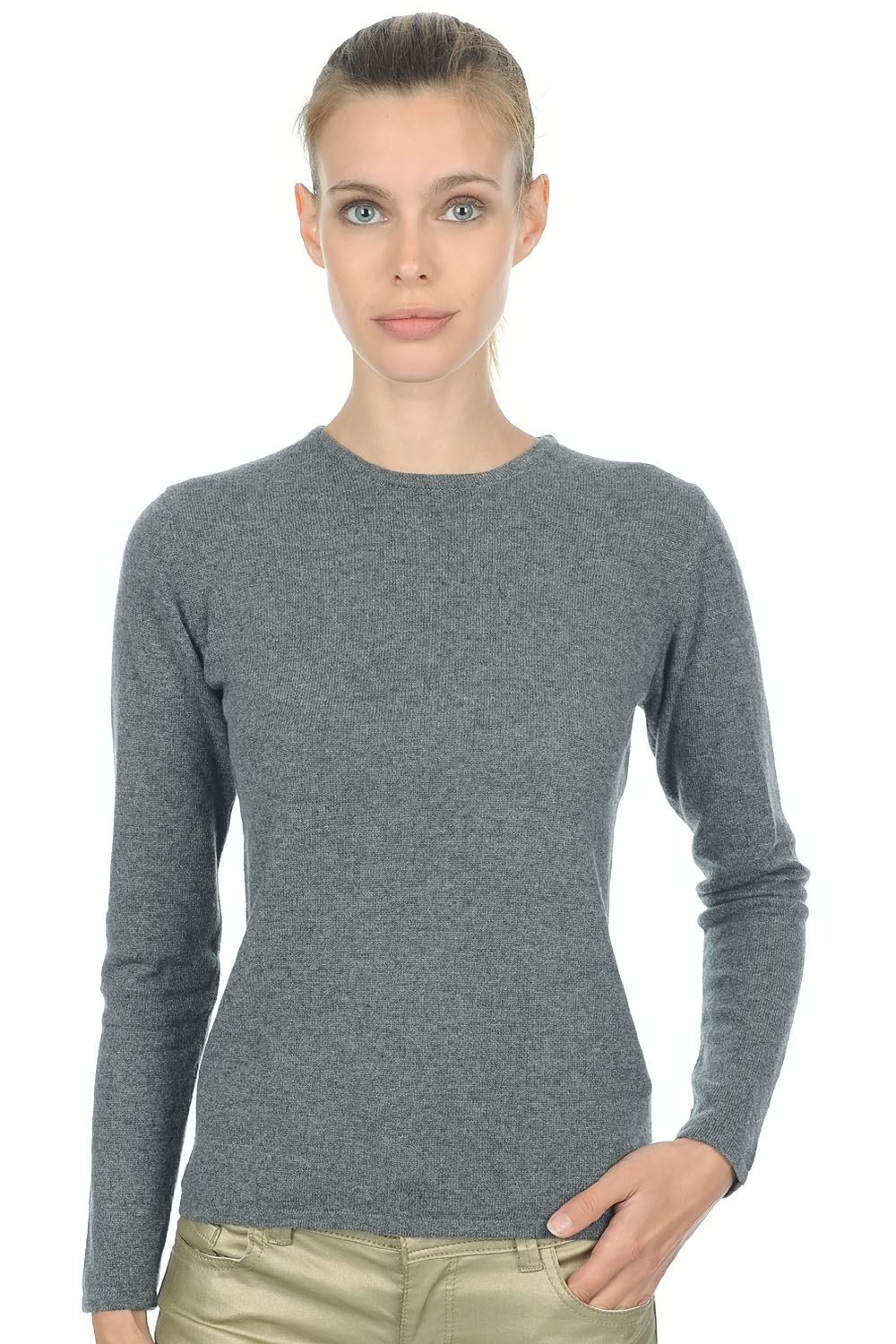 Cashmere ladies premium sweaters line premium premium graphite 3xl