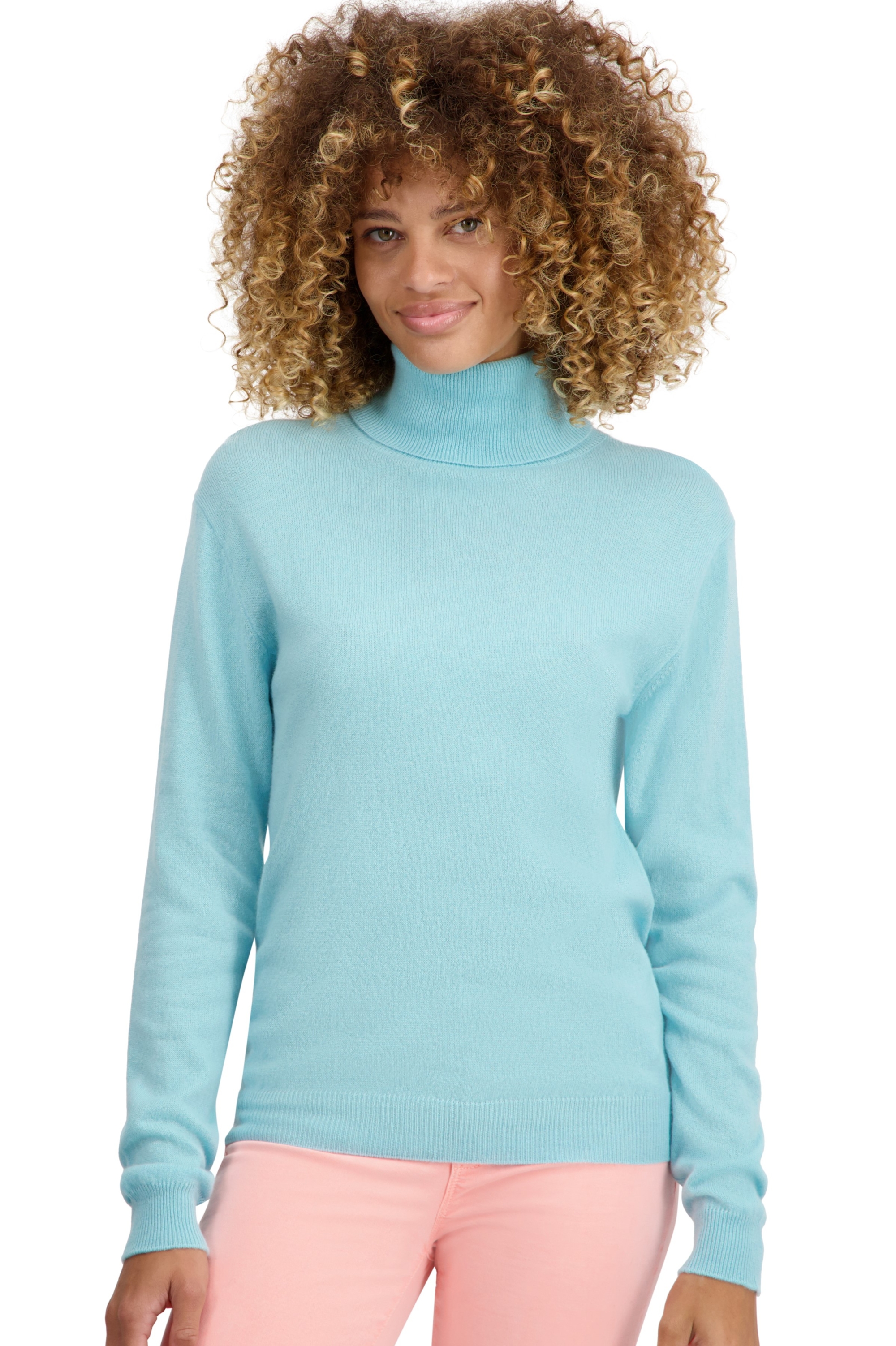 Cashmere ladies roll neck tale first aquilia s
