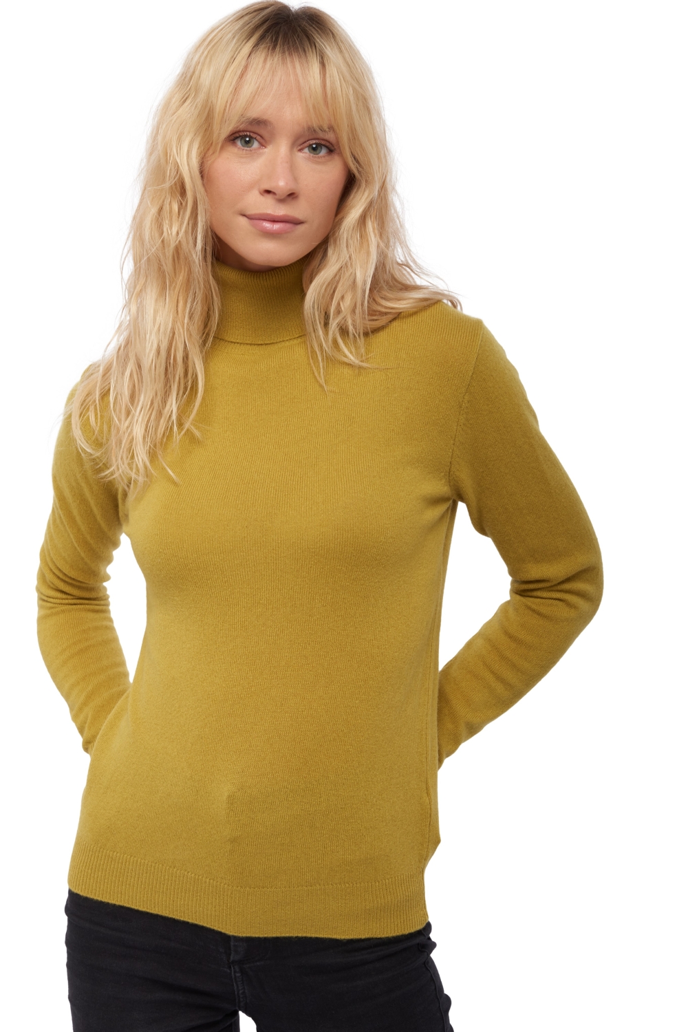 Cashmere ladies roll neck tale first caterpillar l