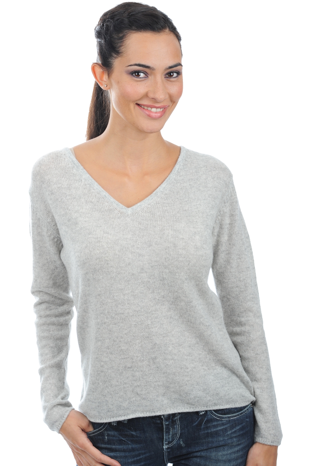 Cashmere ladies spring summer collection flavie flanelle chine s
