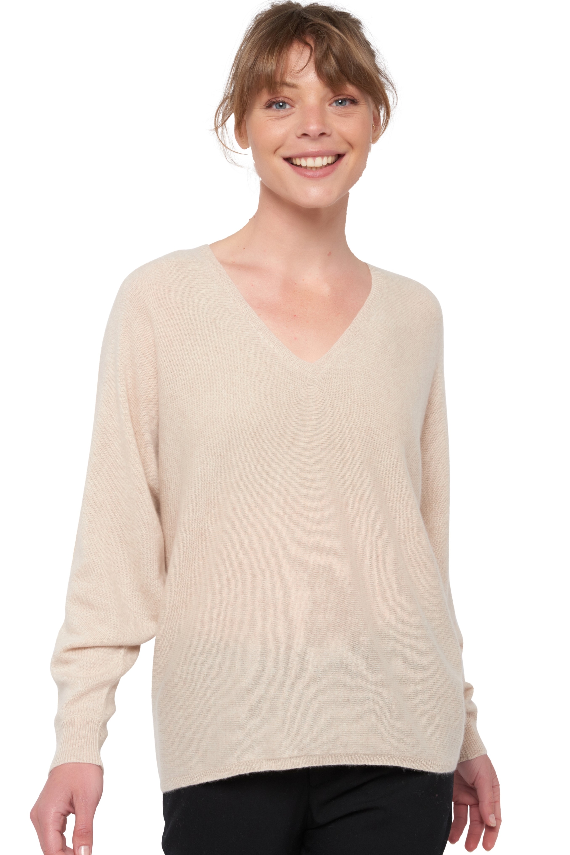 Cashmere ladies spring summer collection ushuaia natural beige m