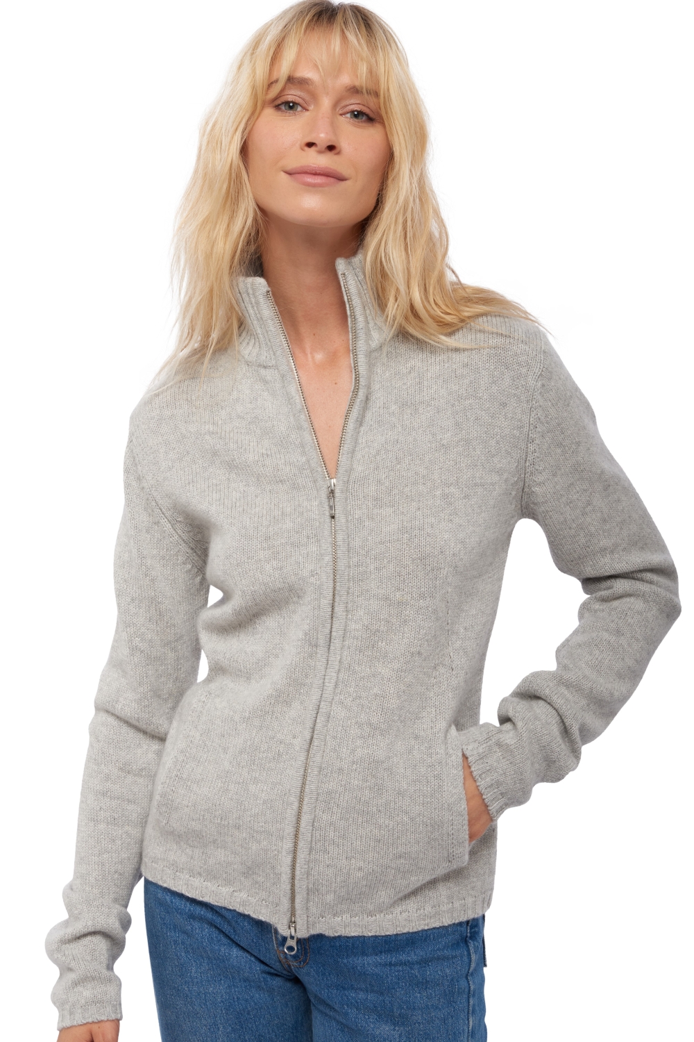 Cashmere ladies timeless classics elodie flanelle chine m