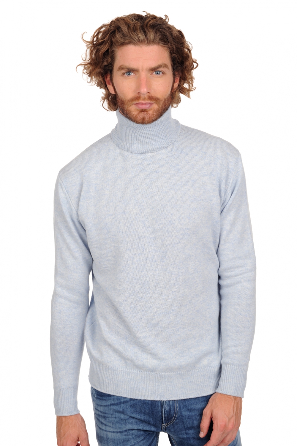 Cashmere men chunky sweater edgar 4f arctic m