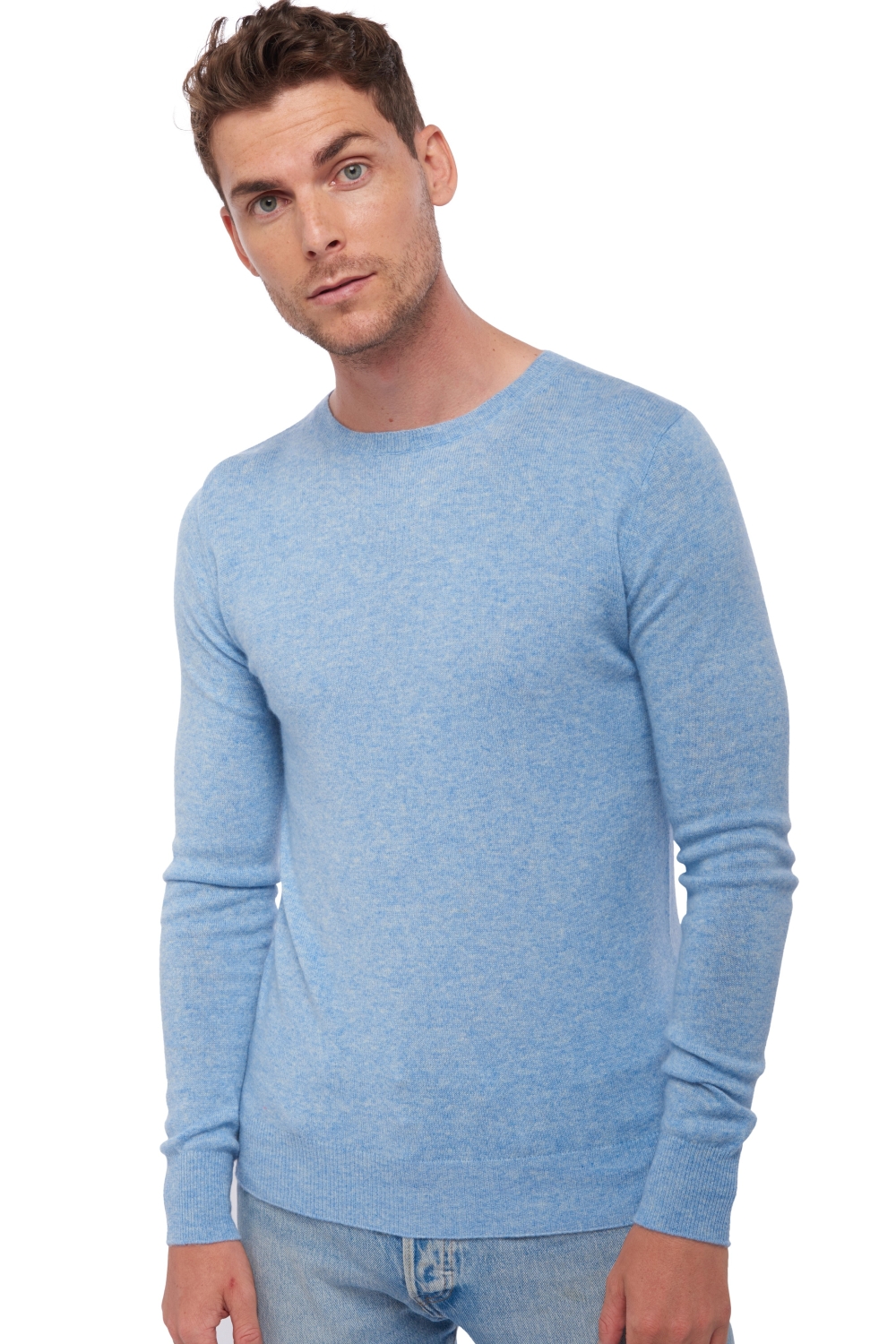 Cashmere men low prices tao first powder blue s