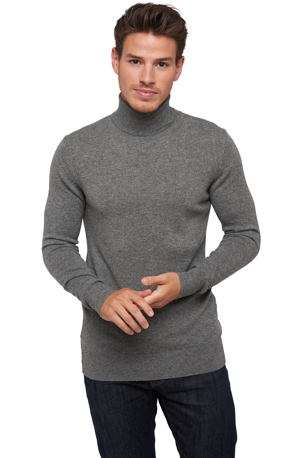 Cashmere men low prices tarry first grey marl l
