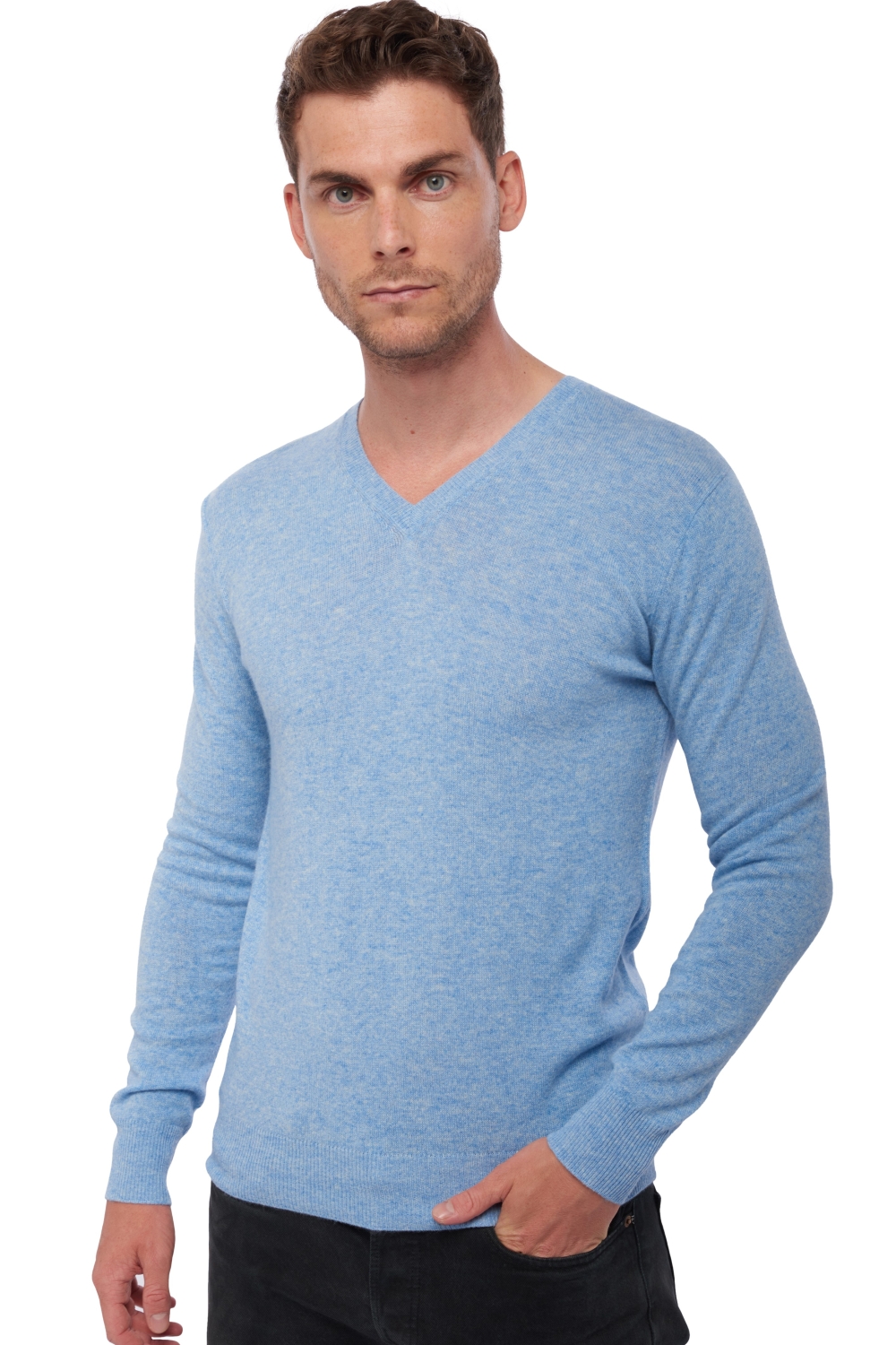 Cashmere men low prices tor first powder blue m