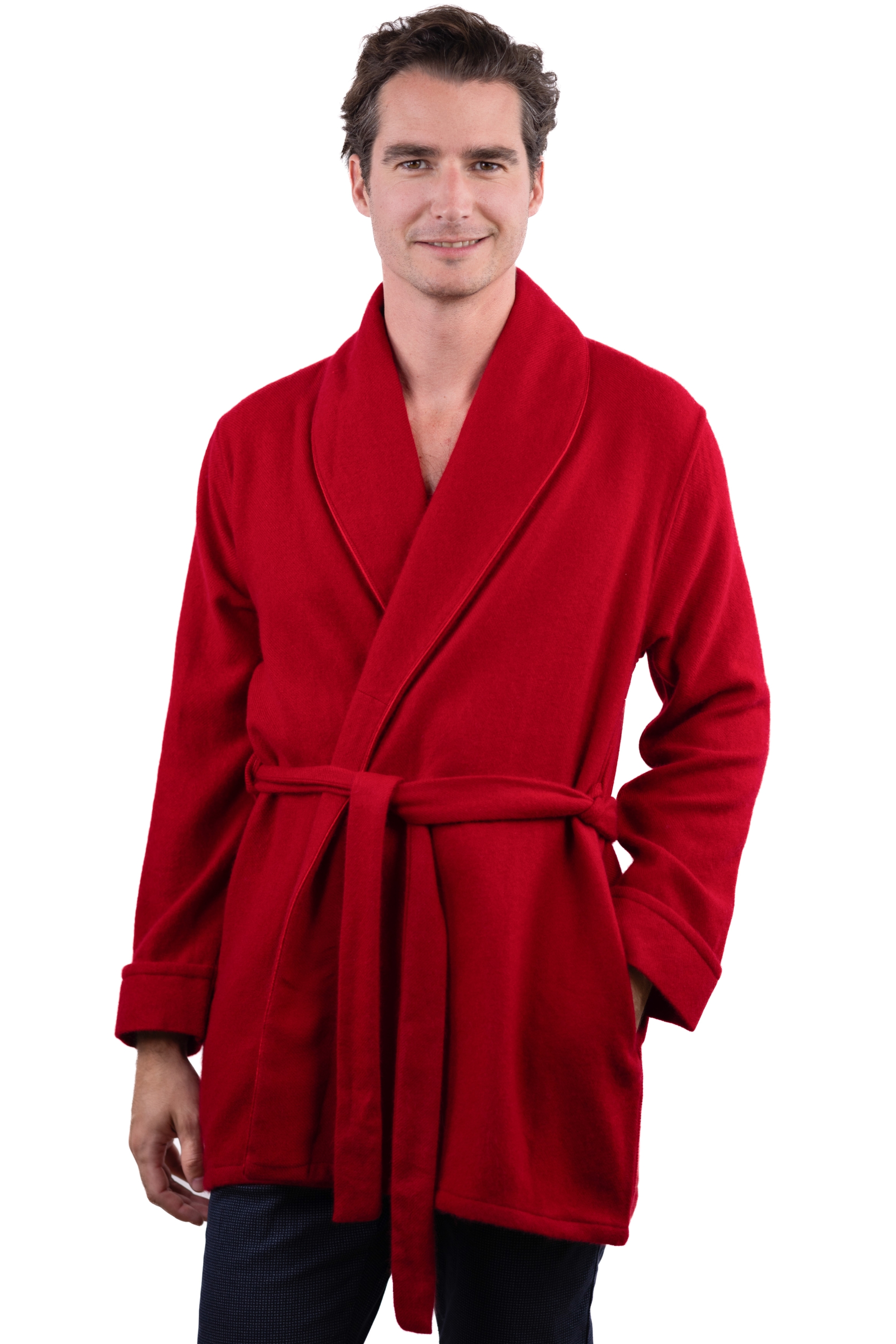 Cashmere men pajamas mylord blood red s3