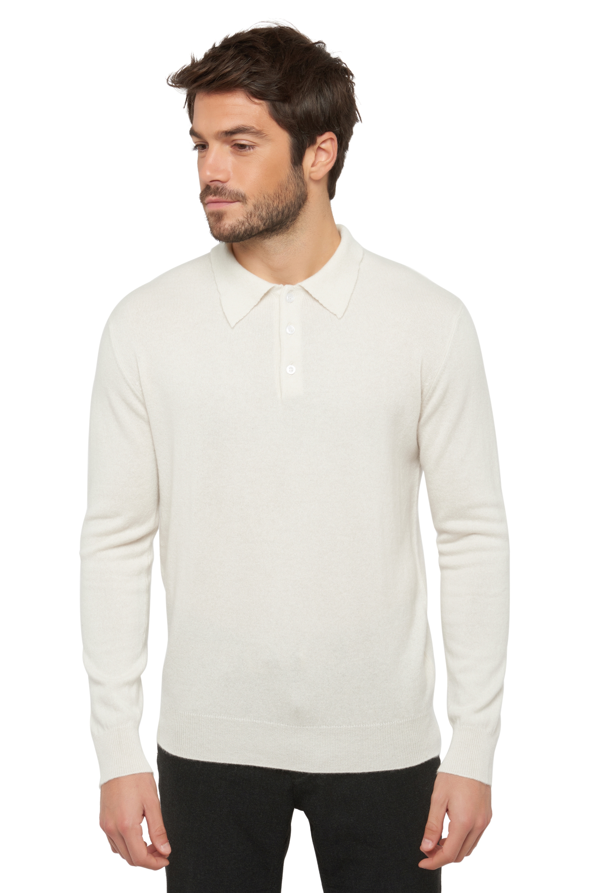 Cashmere men polo style sweaters alexandre off white 4xl