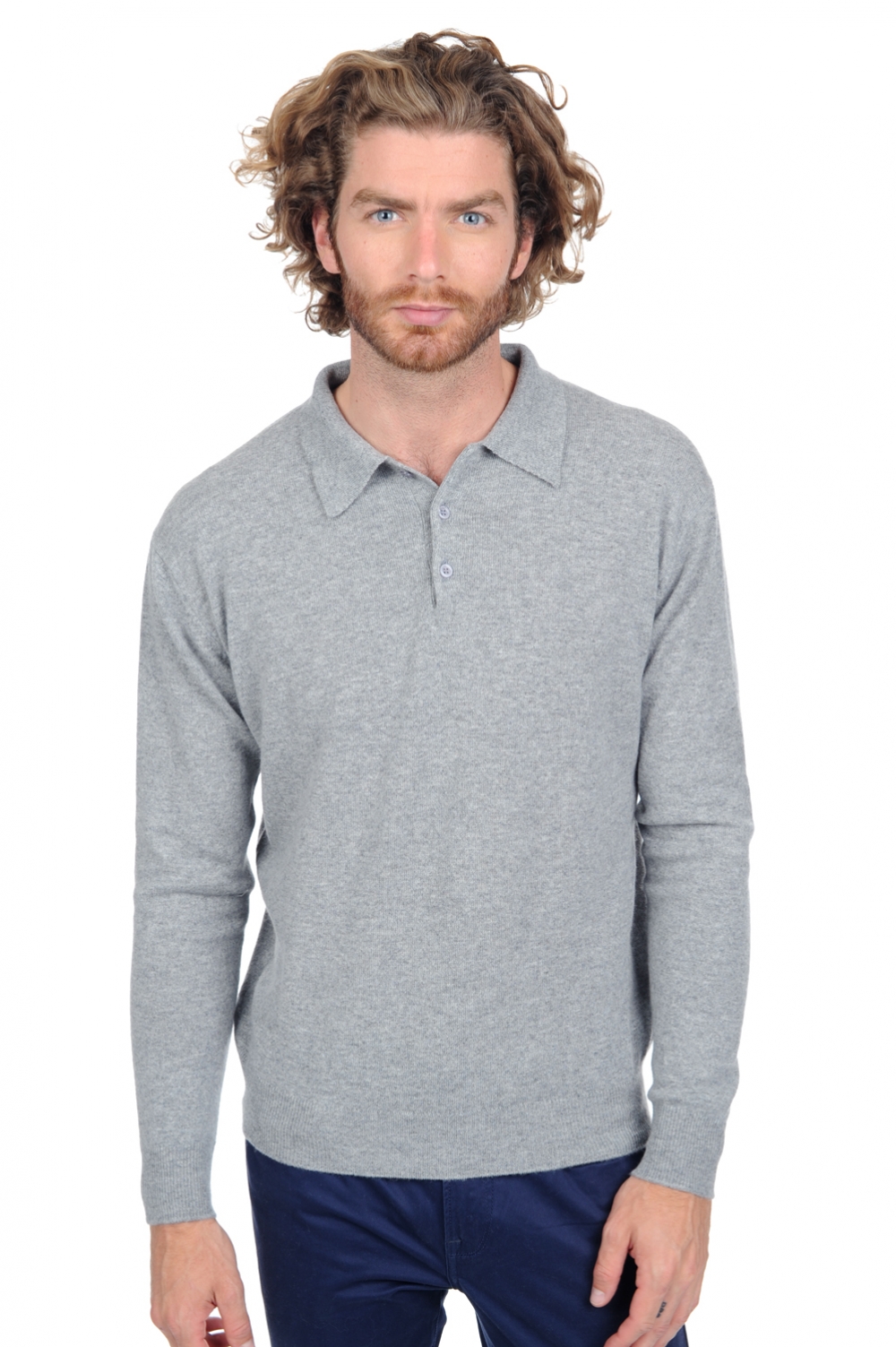 Cashmere men polo style sweaters alexandre premium premium flanell 2xl
