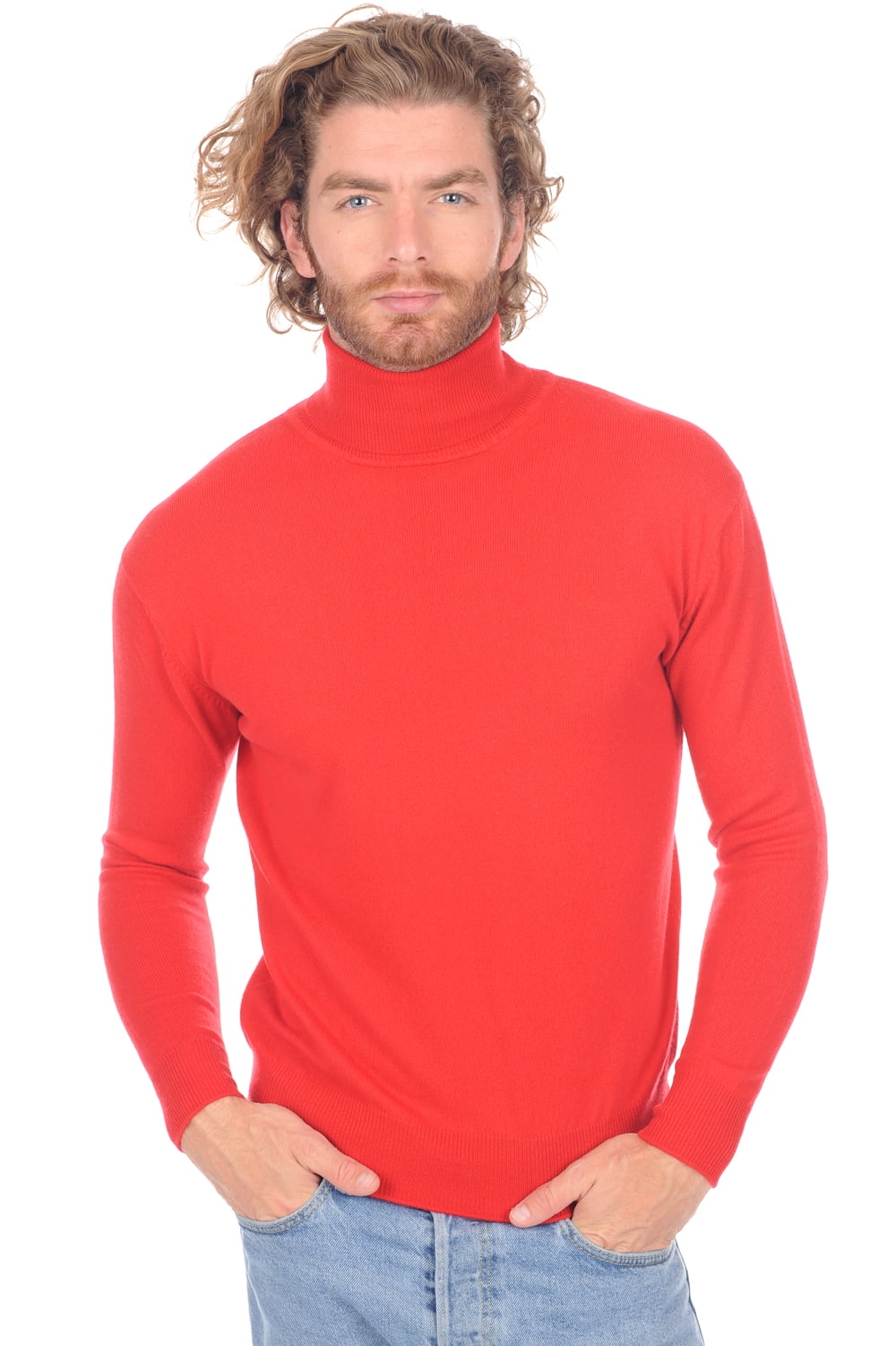 Cashmere men premium sweaters edgar premium tango red 3xl