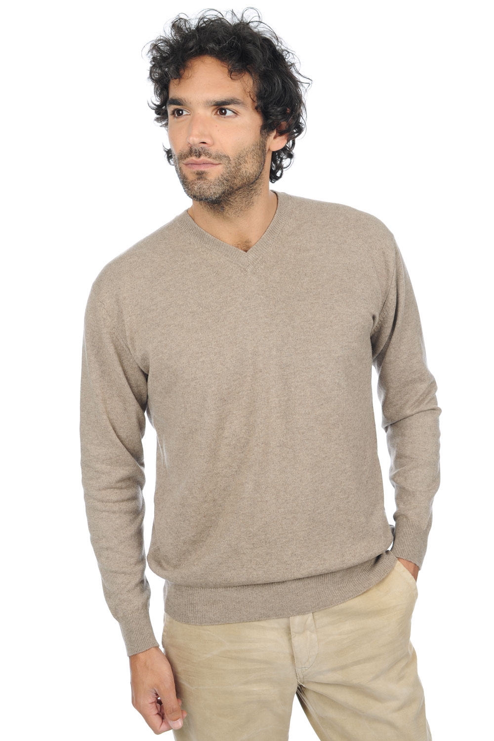 Cashmere men premium sweaters gaspard premium dolma natural 3xl