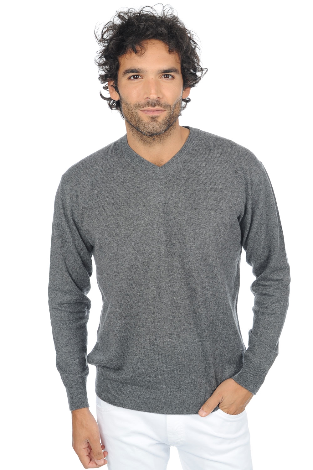 Cashmere men premium sweaters gaspard premium premium graphite 2xl