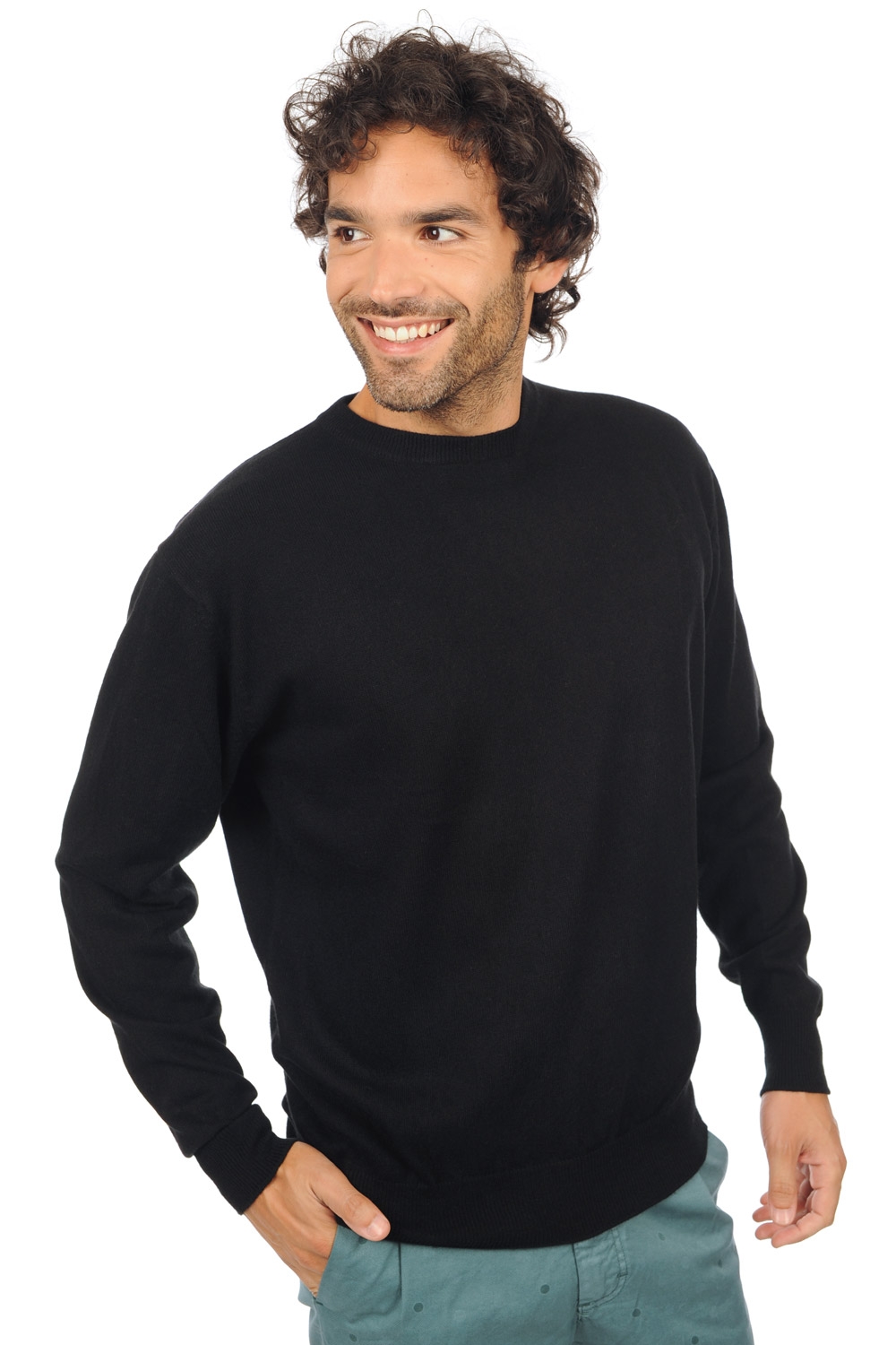 Cashmere men premium sweaters nestor premium black l