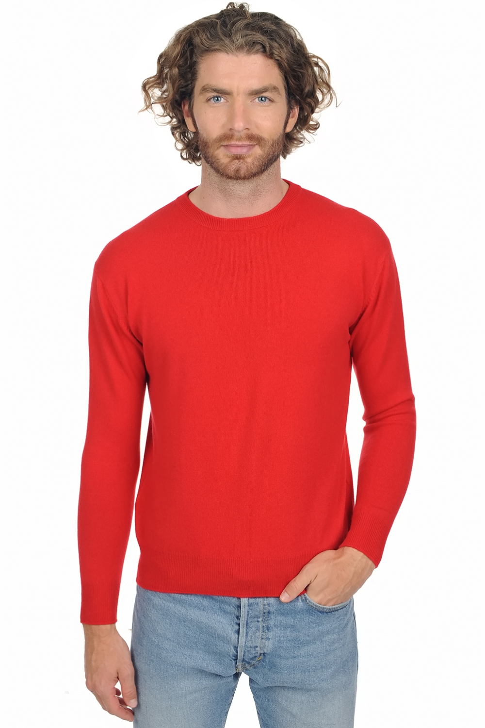 Cashmere men premium sweaters nestor premium tango red s