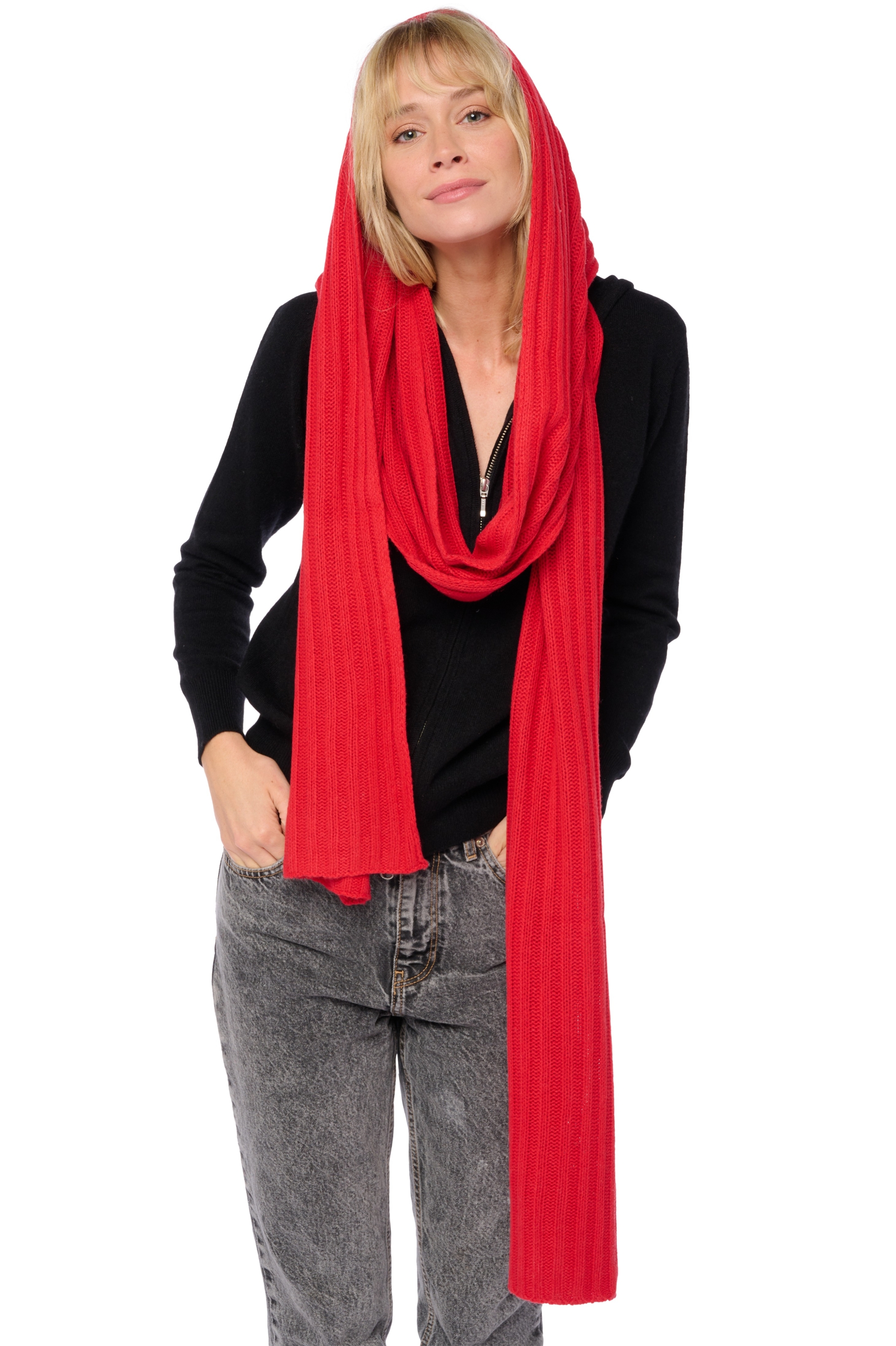 Yak accessories scarves mufflers taxo grenadine 280 x 26 cm
