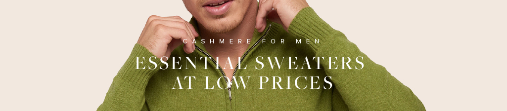Cashmere for menBasic sweaters at low prices