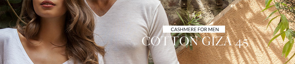 Cashmere for menCotton Giza 45