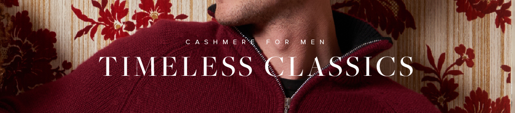 Cashmere for menTimeless classics